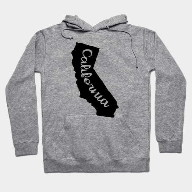 California State Map Hoodie by koolteas